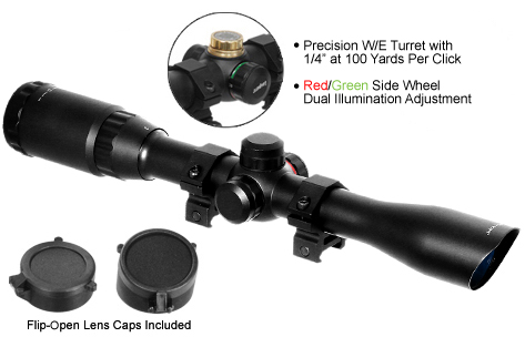   LEAPERS () SCP-392MDLWTS UTG 3-9X32 Full Size RGB Scope    